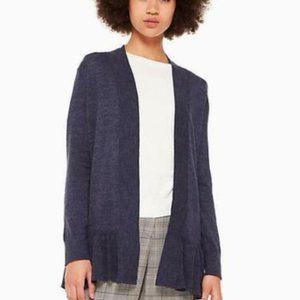 KATE SPADE Live Colorfully Open Front Cardigan Large
